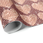 Herzblush Pink Rose Gold Glam Burgund Funkelnd Geschenkpapier<br><div class="desc">Minimalismus und Elegance Glam und Chic Delicate Wrapping Paper</div>