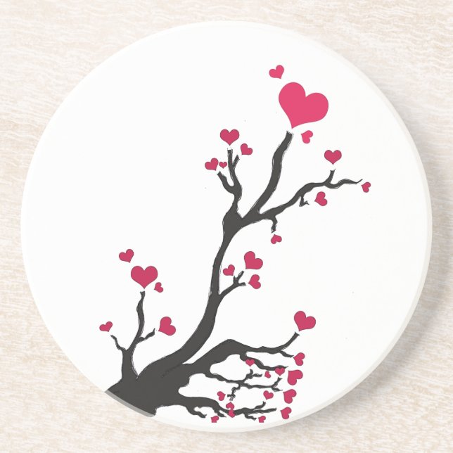 Herzblut Getränkeuntersetzer (Vorne)