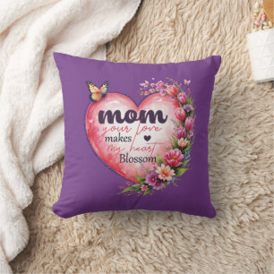Herzblut Muttertag Geschenk_ Sie wird Liebe Kissen