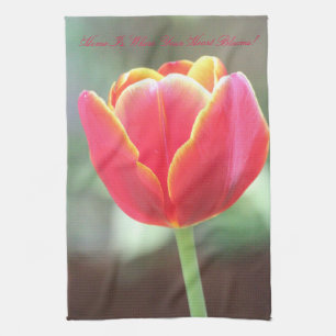 Herzblüte Handtuch
