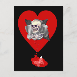 Herzblutungen Postkarte