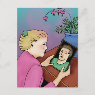 Herzblutungen Postkarte