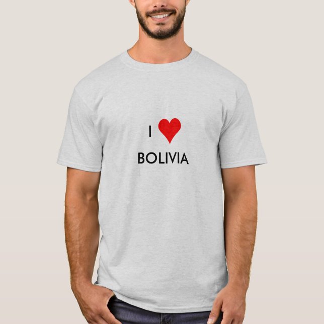 Herzbolivien T-Shirt (Vorderseite)