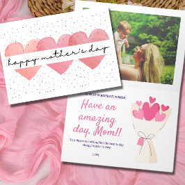 Herzbukett Glückliche Muttertagskarte Karte