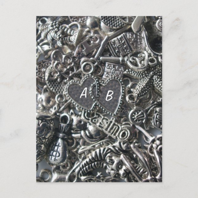 Herzcharakter Postkarte (Vorderseite)