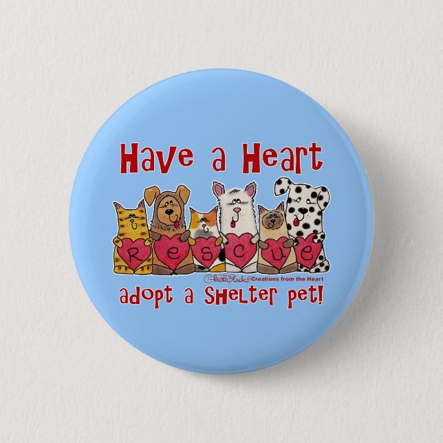 Herzchen Button (Vorderseite)