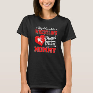 Herzchen Mein Lieblings-Wrestling ruft mich Mommy T-Shirt