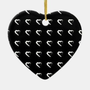 Herzdekoration Keramik Ornament