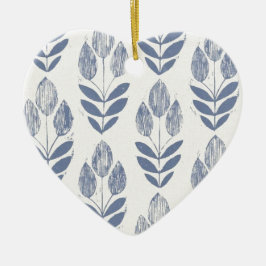 Herzdekoration - Tulips aus Amsterdam Keramik Ornament