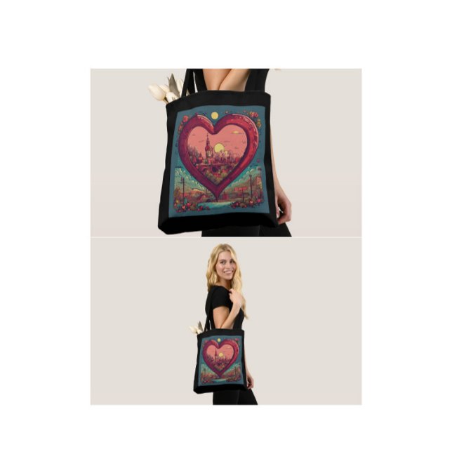 Herzdesign (                Tote bag)