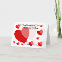 Herzdesign Großeltern Personalisiertes Jubiläum