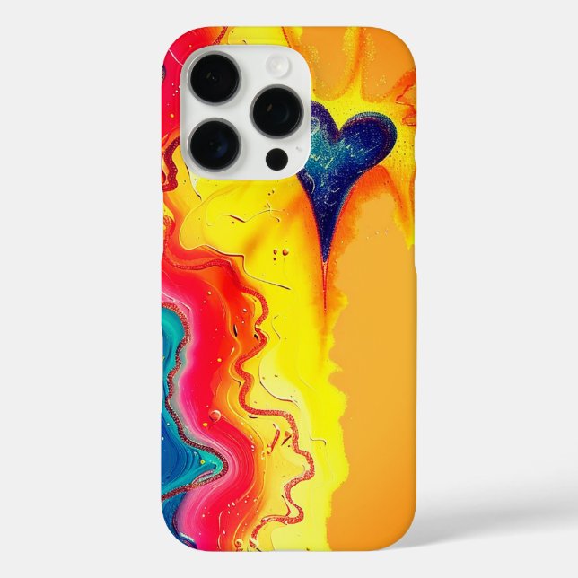 Herzdesign Phone Case (Rückseite)
