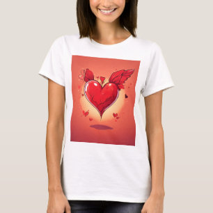 "Herzdesign-T - Shirt - Stilvoll und einzigartig