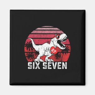 Herzen 67 Valentinstag 67 Meme Sechs Sieben 6 7 T- Magnet