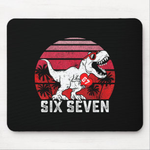 Herzen 67 Valentinstag 67 Meme Sechs Sieben 6 7 T- Mousepad
