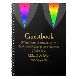 Herzen Aglow mit StolzGuestbook für homosexuelle Notizblock