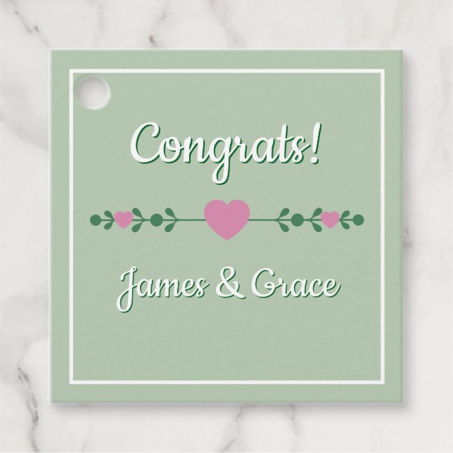 Herzen! Anwendergruppe Geschenkanhänger (Vorderseite)