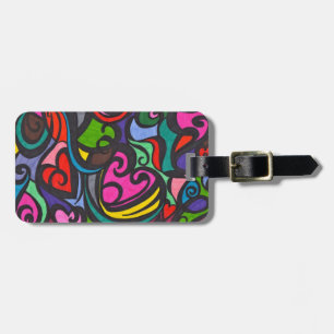 Herzen der Farbe-GEPÄCKANHÄNGER Gepäckanhänger