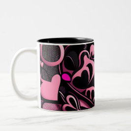 Herzen der Liebe 11 Zweifarbige Tasse