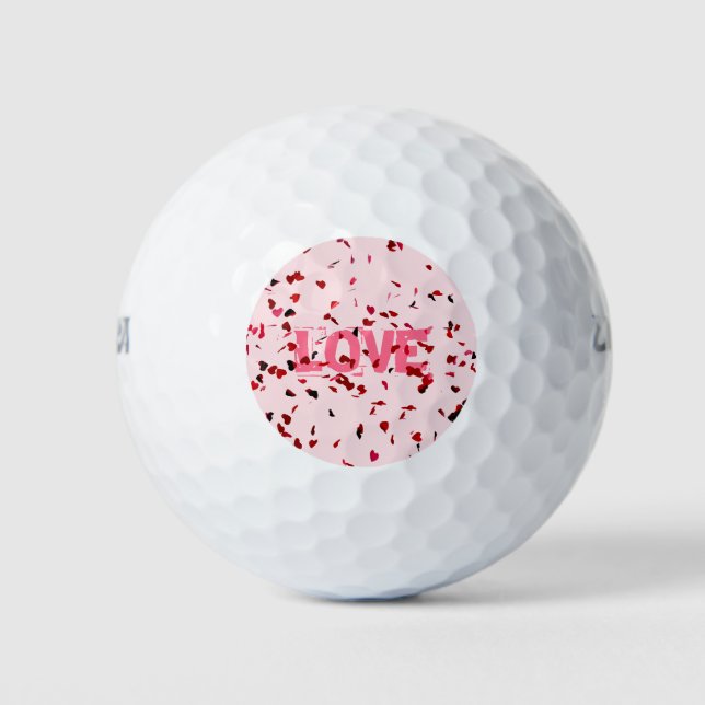 Herzen der Liebe Golfball (Vorderseite)