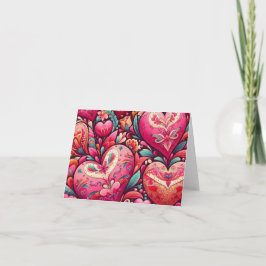 Herzen der Liebe Karte