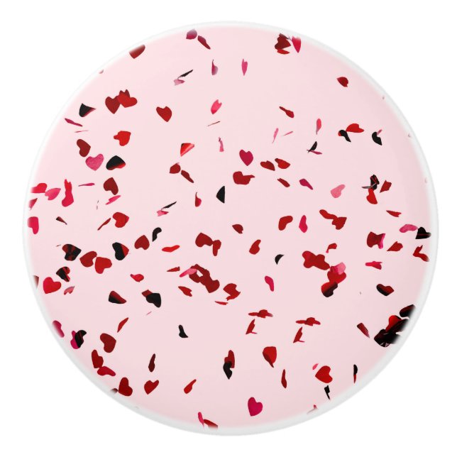 Herzen der Liebe Keramikknauf (Vorderseite)