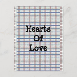 Herzen der Liebe Postkarte