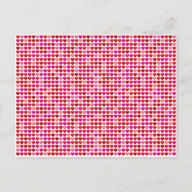 Herzen der Liebe Postkarte (Vorderseite)