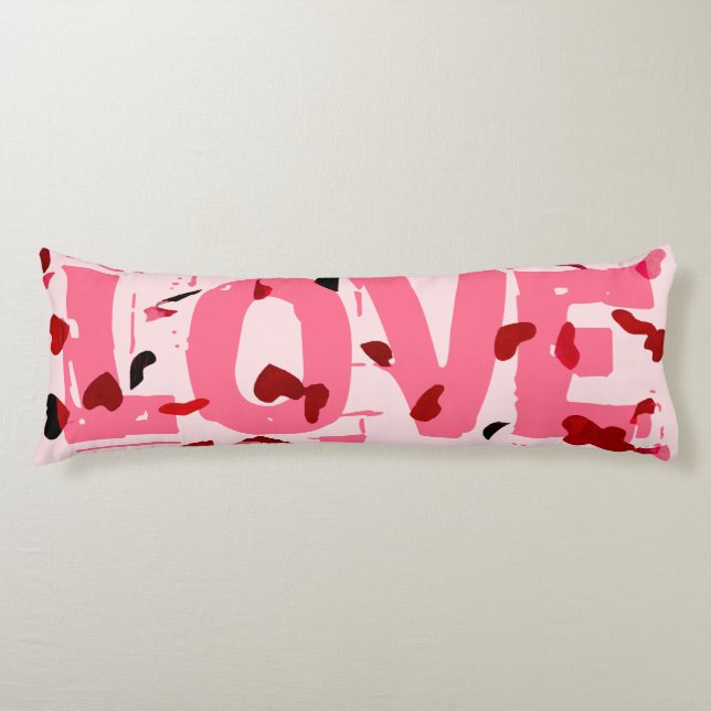 Herzen der Liebe Seitenschläferkissen (Vorderseite)