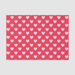Herzen (Design 51 Rote Serie) Seidenpapier