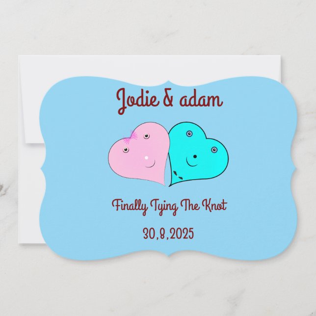 HERZEN EINLADUNG (Vorderseite)