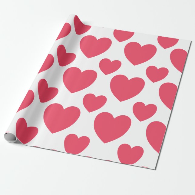 herzen geschenkpapier (Ungerollt)