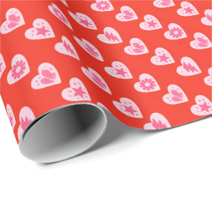 Herzen Geschenkpapier