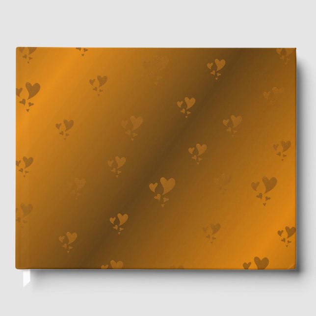 Herzen Hochzeitsguestbook, festliche Dekoration, s Gästebuch (Vorderseite)