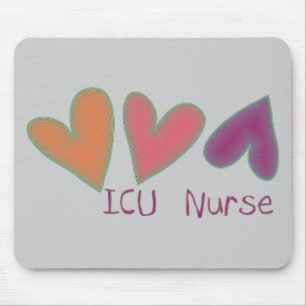 Herzen ICU Krankenschwester-3 Mousepad