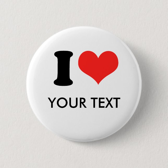 HERZEN (Ihr Text) Button (Vorderseite)