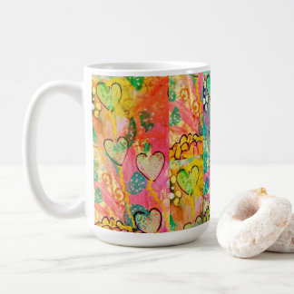 Herzen im Überfluss  Kaffeetasse