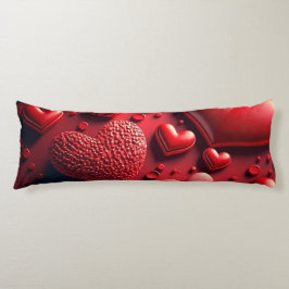 Herzen in 3D Seitenschläferkissen
