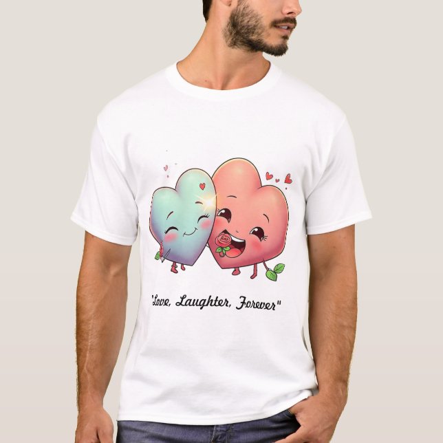 "Herzen in Harmonie" T-Shirt (Vorderseite)