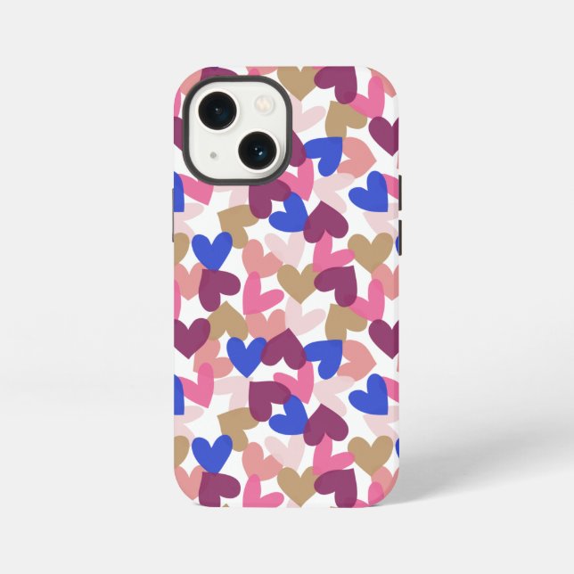 Herzen iPhone Hülle (Rückseite)