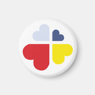 Herzen Kreuz Magnet