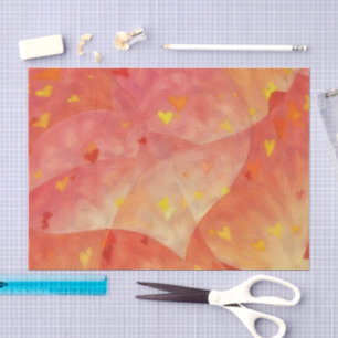 Herzen Kunst Liebe Seidenpapier