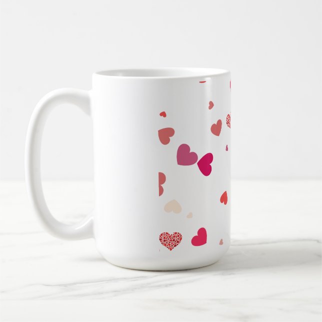 Herzen - Liebe Kaffeetasse (Links)