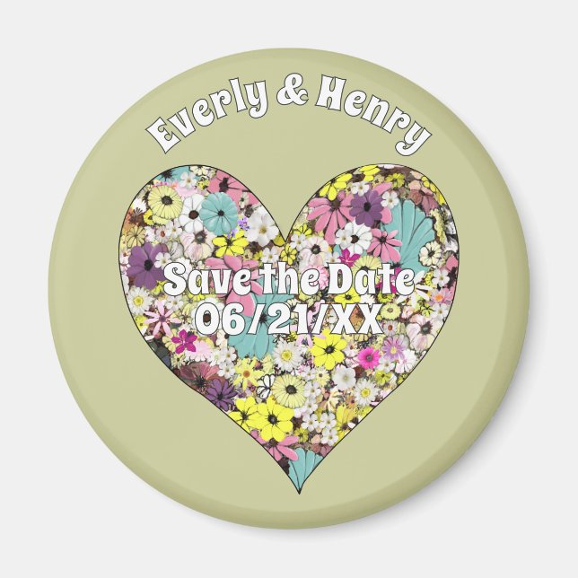Herzen Magnet (Vorne)