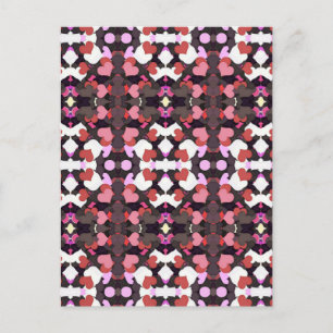 HERZEN MIT LIEBE POSTKARTE