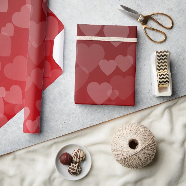 Herzen Muster 19 Geschenkpapier (Basteln)
