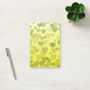 Herzen Muster 22 Post-it Klebezettel