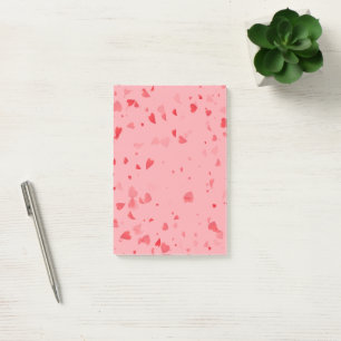 Herzen Muster 34 Post-it Klebezettel