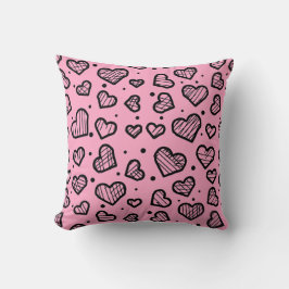 Herzen Muster - Valentinstag inspiriert Kissen