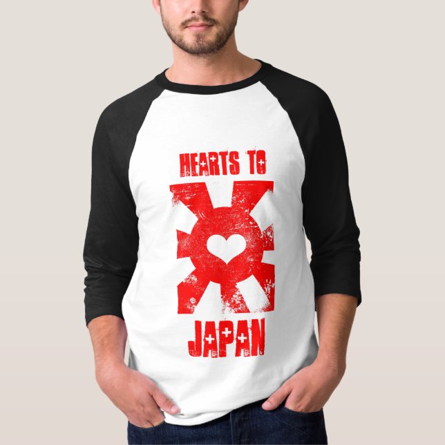 Herzen nach Japan T-Shirt (Vorderseite)